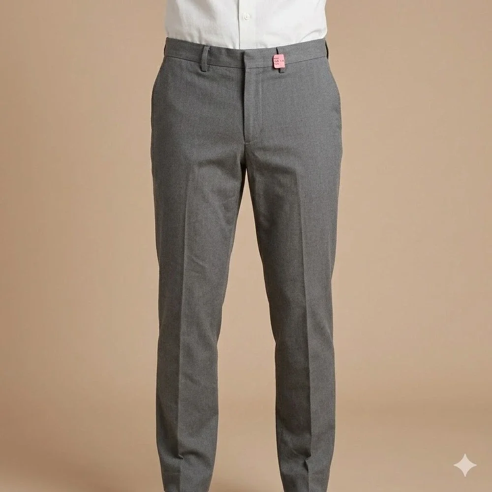 J.Crew Bowery Slim Fit Cotton Chino Dress Pant 34x32 Grey
